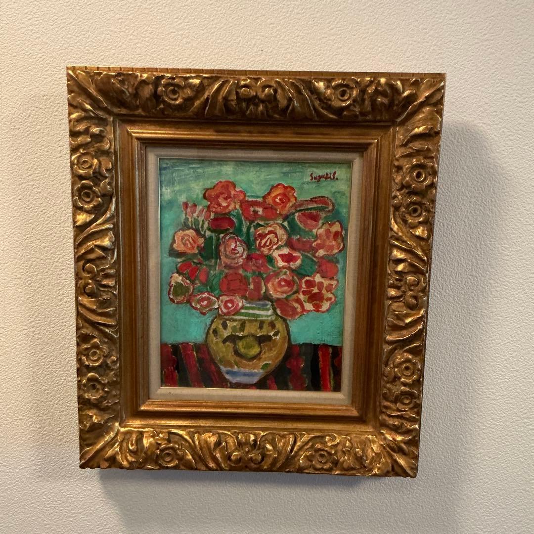 鈴木信太郎　薔薇　油彩画 鈴木信太郎 薔薇 油彩画 鈴木信太郎 薔薇 油彩画 Amazon.co.jp: 鈴木