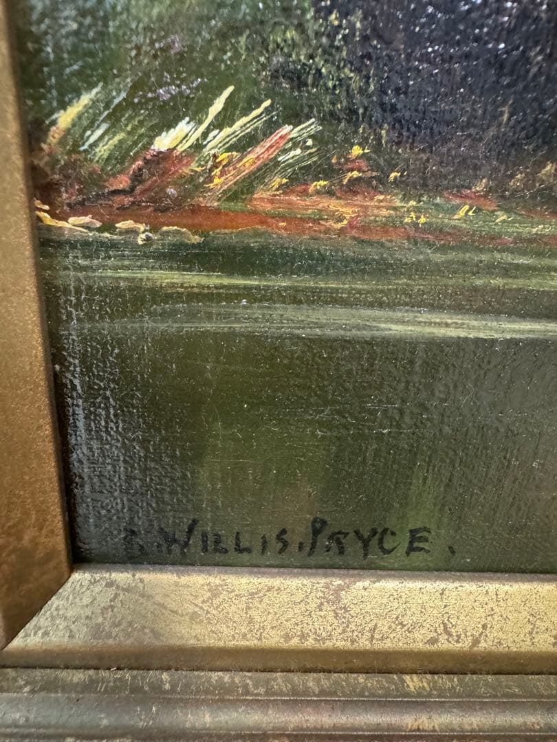 G・W・プライス　森と水の彩色　G.W.PRYCE  SCENE