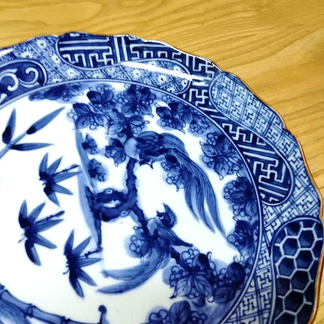 ☆ 平安孝峰 清水焼 祥瑞大皿