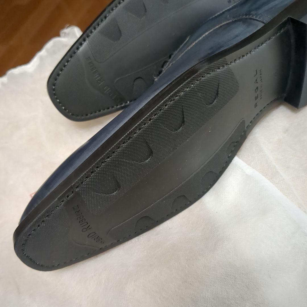 REGAL ブラックネイビー ビジネスシューズ 未使用で新品 大変お買い得！