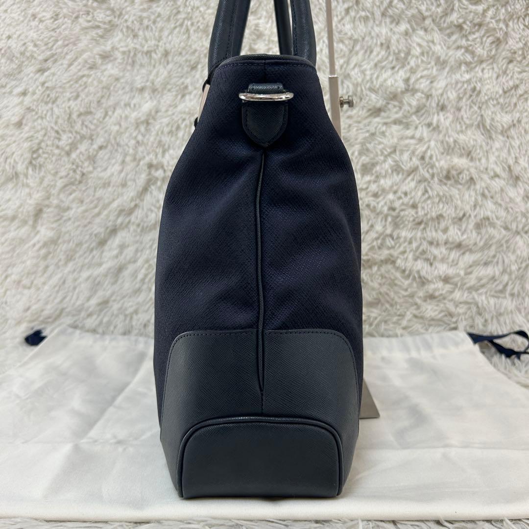 ⭐️美品⭐️ペッレモルビダ キャピターノ 2way ビジネスバッグ トート 紺