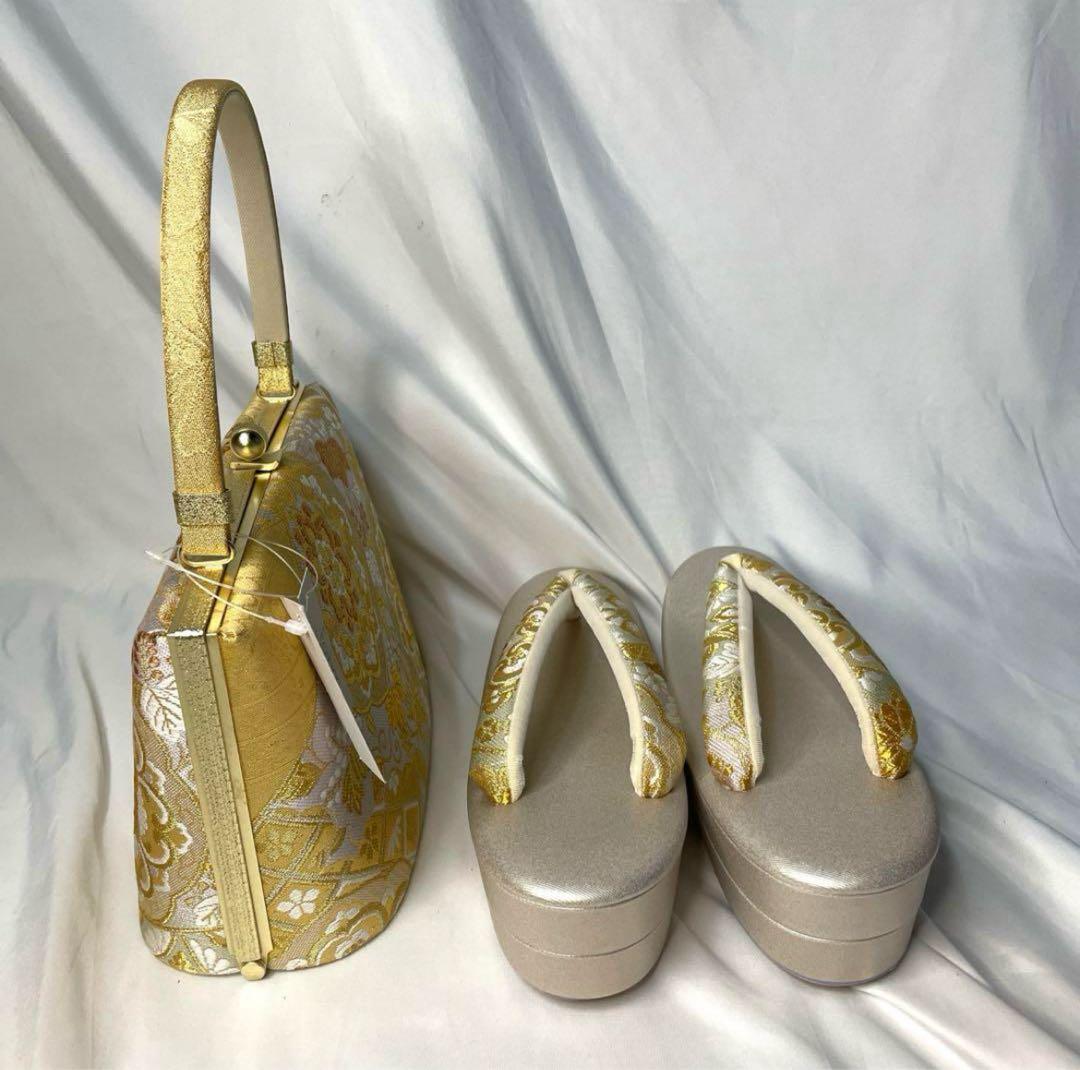 新品　草履　バッグ　セット　フォーマル　Lサイズ　正装用　留袖用　2024年