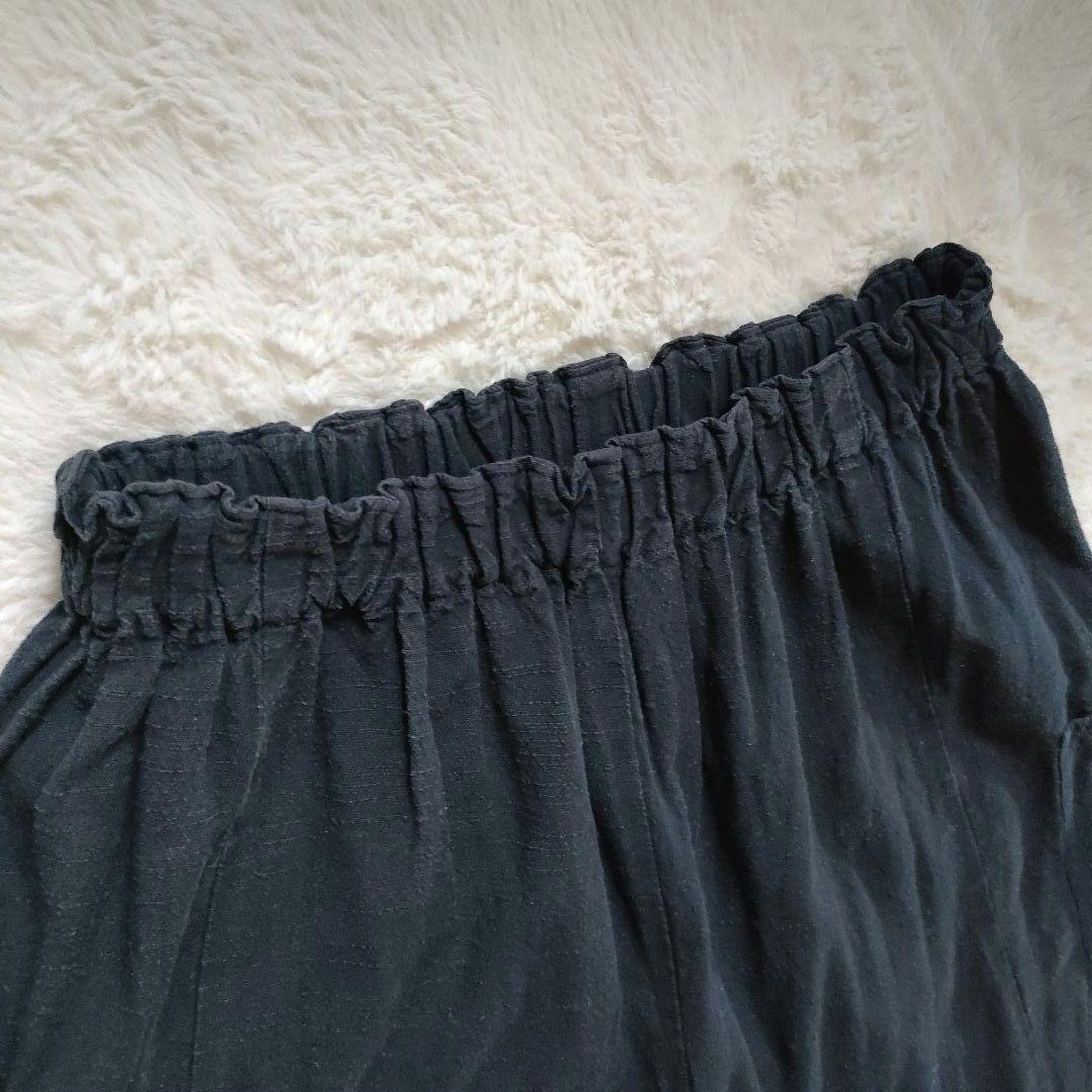 ヤンマ産業 YAMMA◎会津木綿キュロット ネイビー 濃紺