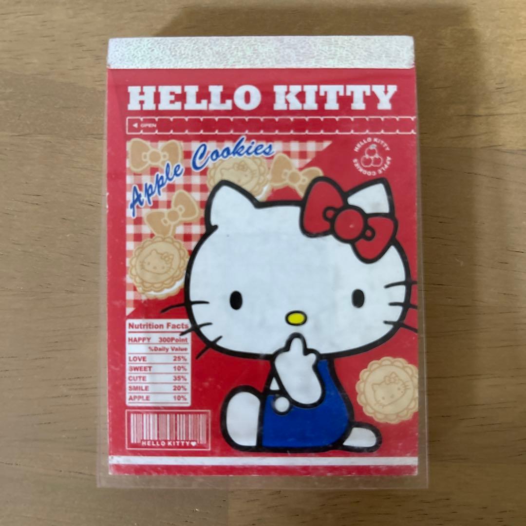 Hello Kitty メモ帳とシールセット キティちゃん 平成レトロ - メルカリ
