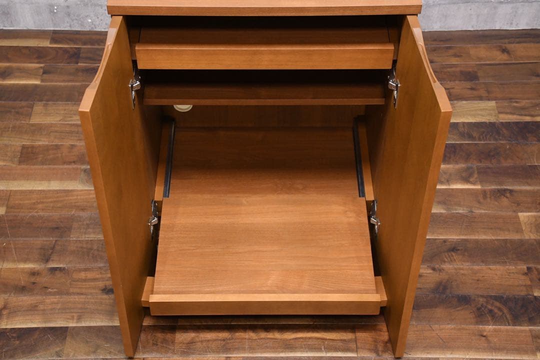 ECK64 堀田木工所 アルダー材 パソコンデスク プリンターラック PCデスク