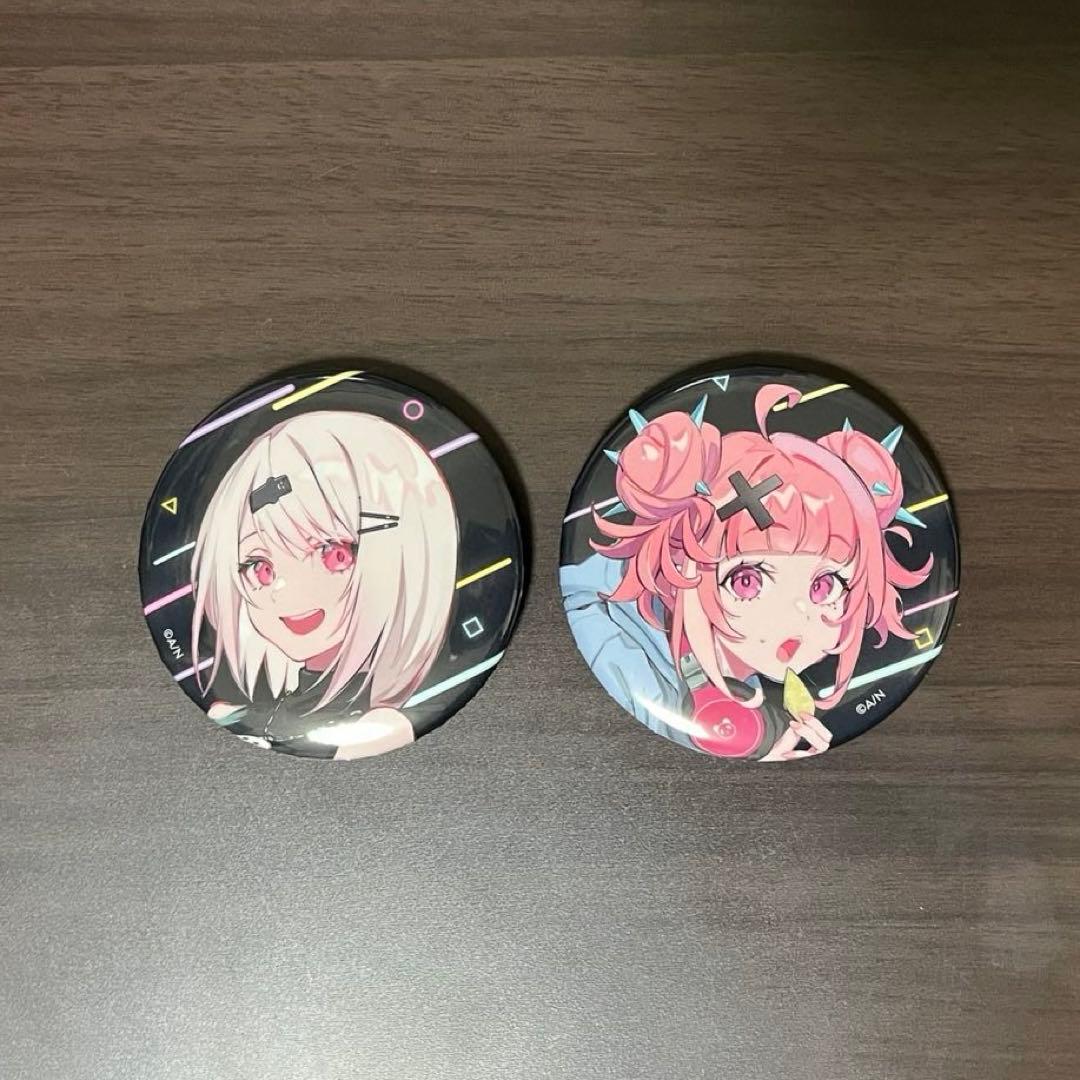 にじさんじ ゲマズライブ 笹木咲 椎名唯華 缶バッジ - メルカリ