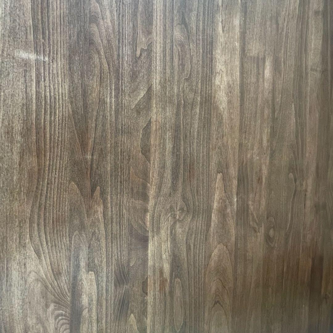 ダイニングテーブル　ウォールナット調　引き出し付き