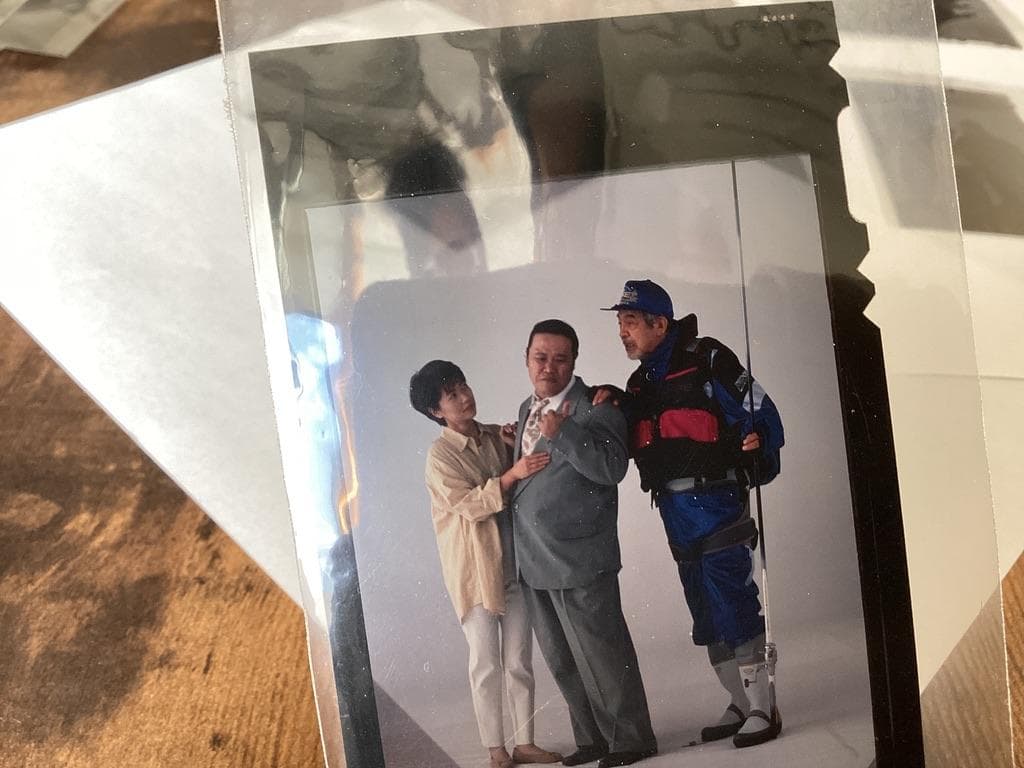 ★映画宣伝用/ポジフィルム/釣りバカ日誌/7枚/西田敏行/三國連太郎/浅田美代子