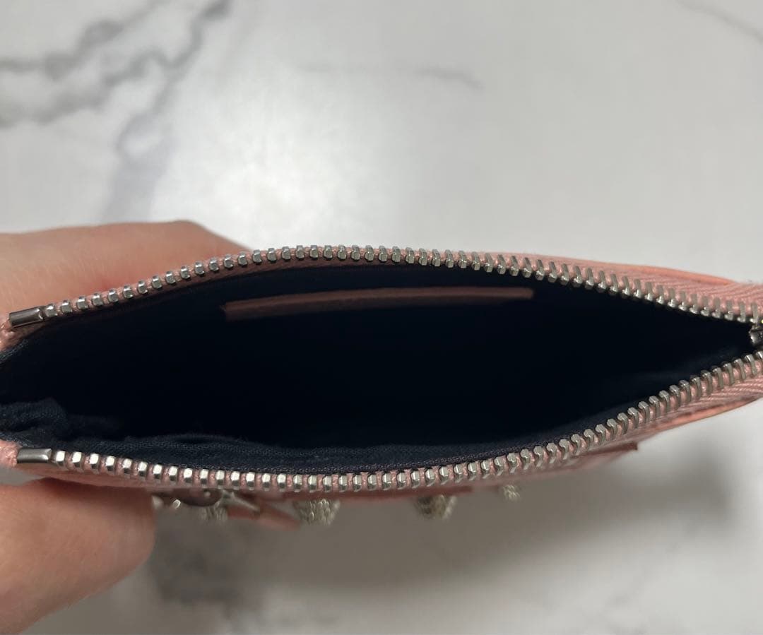 バレンシアガ　ケース　ミニウォレット　ミニポーチ　ピンク　美品