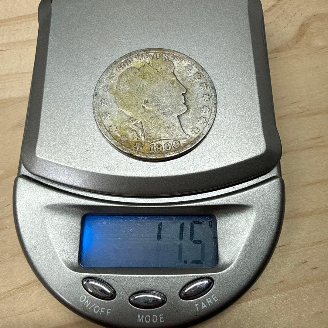 1900年 アメリカ バーバー ハーフダラー コイン 11.5g - メルカリ