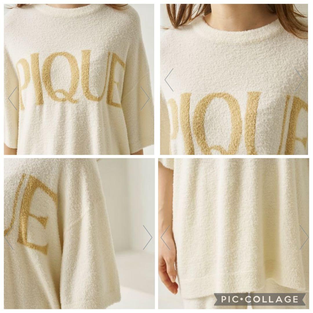 【新品】ジェラピケ スムーズィーロゴジャガードプルオーバー&ショートパンツセット