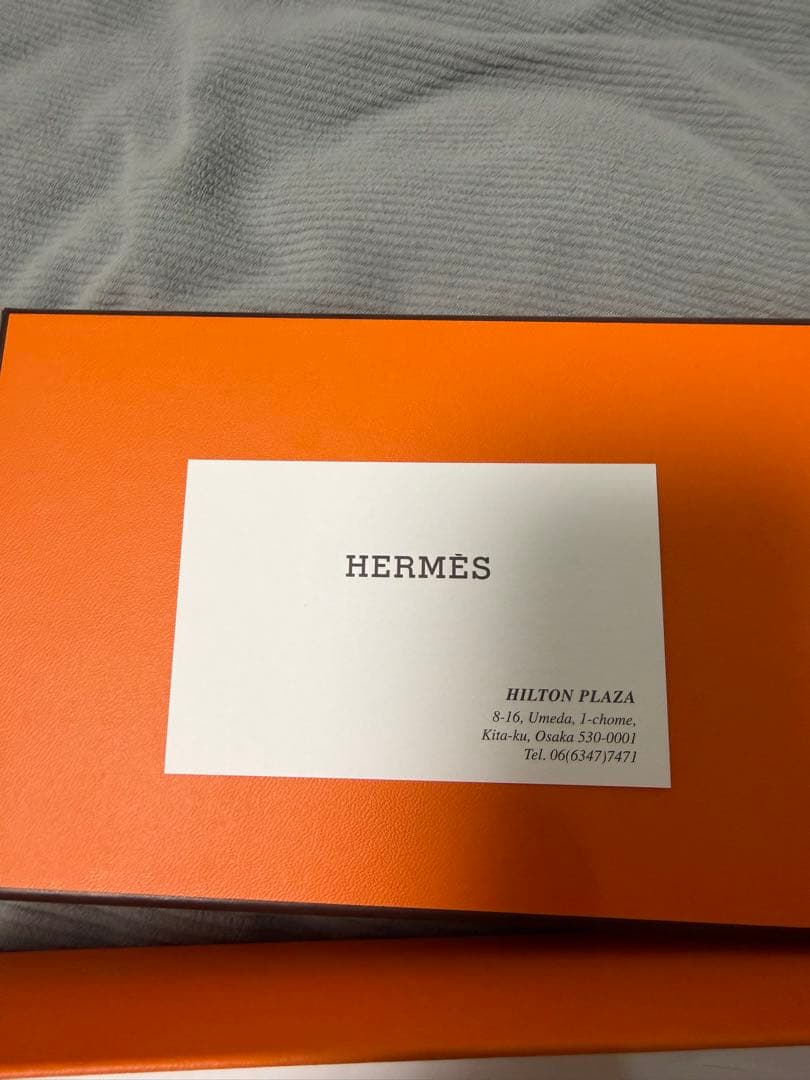 HERMES イエロー 長財布 箱付き