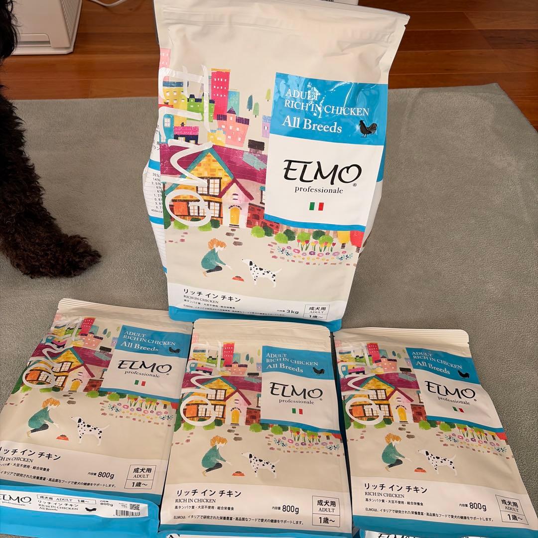 ELMO ドライフード 鶏肉 800g×3 3kg×1 - メルカリ