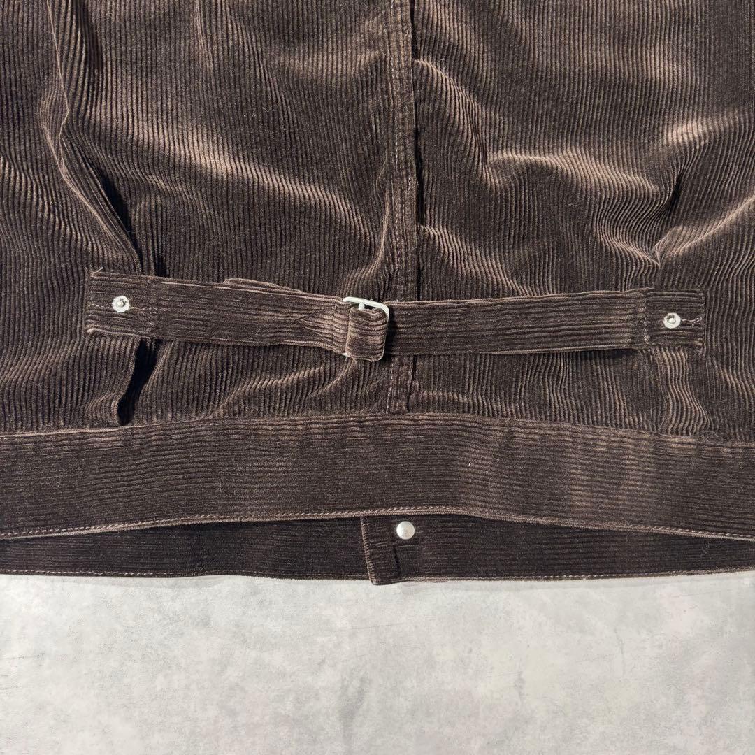 S*a様 sevenbysevenセブンバイセブン コーデュロイジャケット ブラ