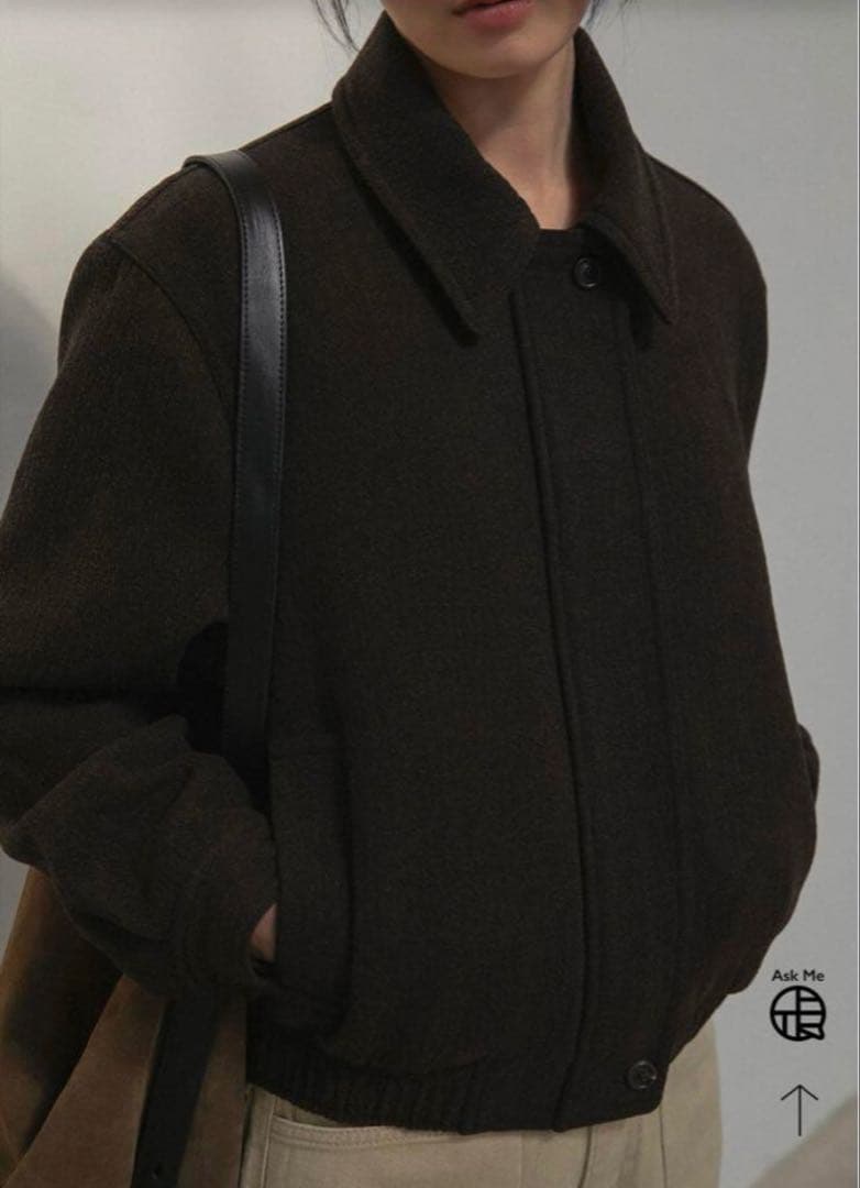 OHOTORO Mannish Wool Blouson brown sizeS