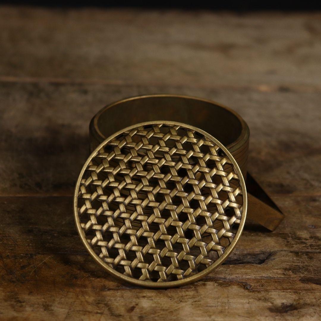 銅細工 手炉 懐炉 香薫炉 蒸籠 香道具 装飾品 工芸品 美術品 置物