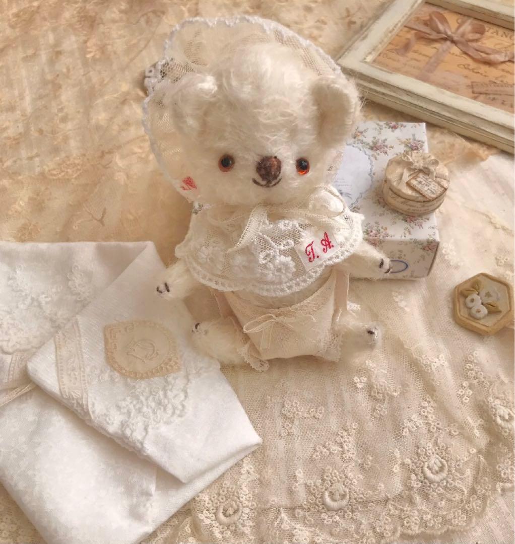 うさぎプラネット 聖・お蚕様 ミルキーブルー ぬいぐるみ マスコット