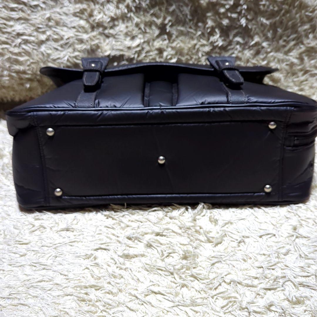 新品Lagasha ナイロン　PUコーティング　牛革　ショルダー　ハンド　バッグ