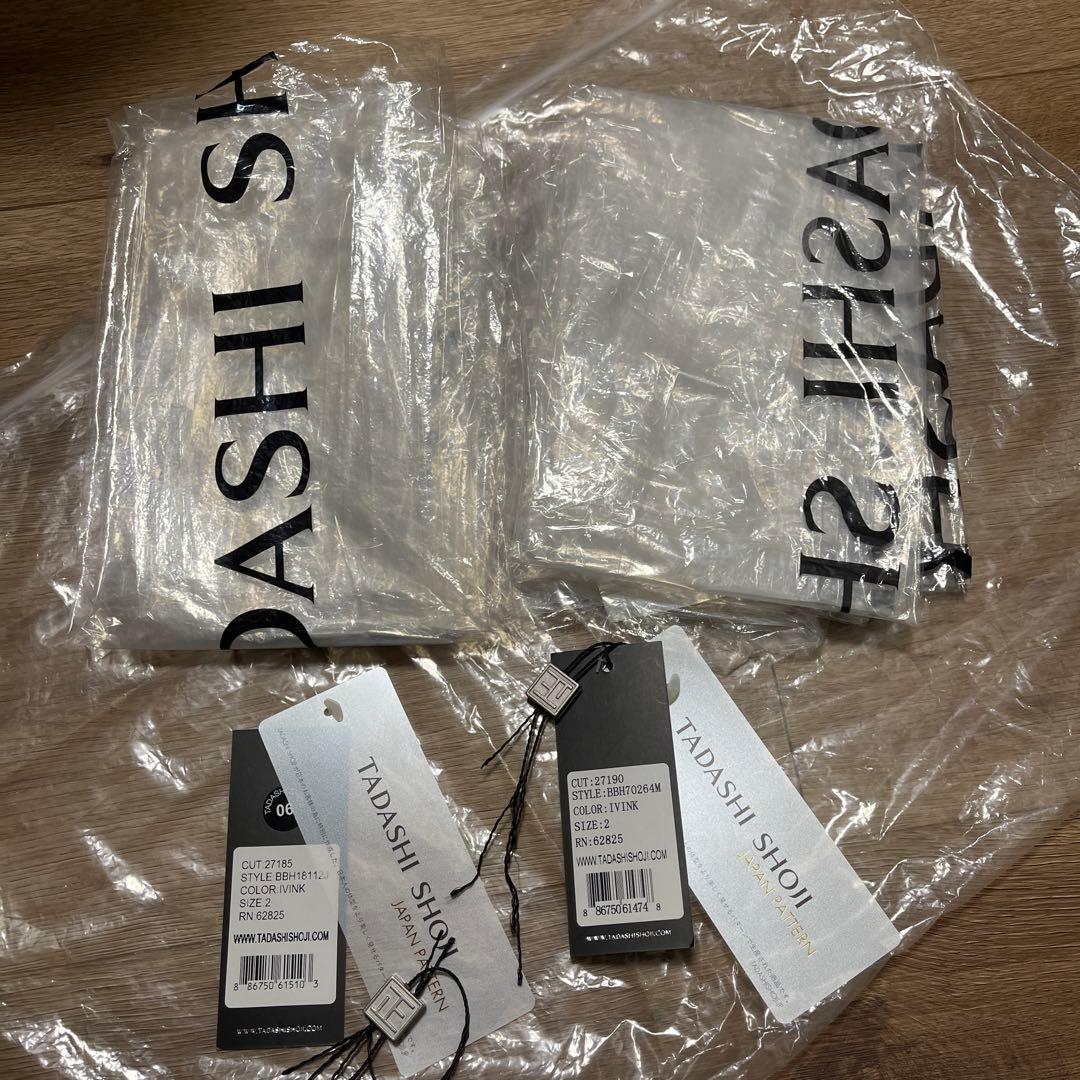 タダシショウジ ♡ツーピース レースが美しいドレス