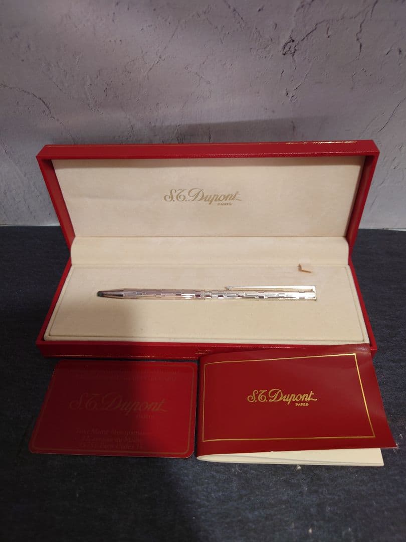 S.T.Dupont デュポン ボールペン　シルバースネーク