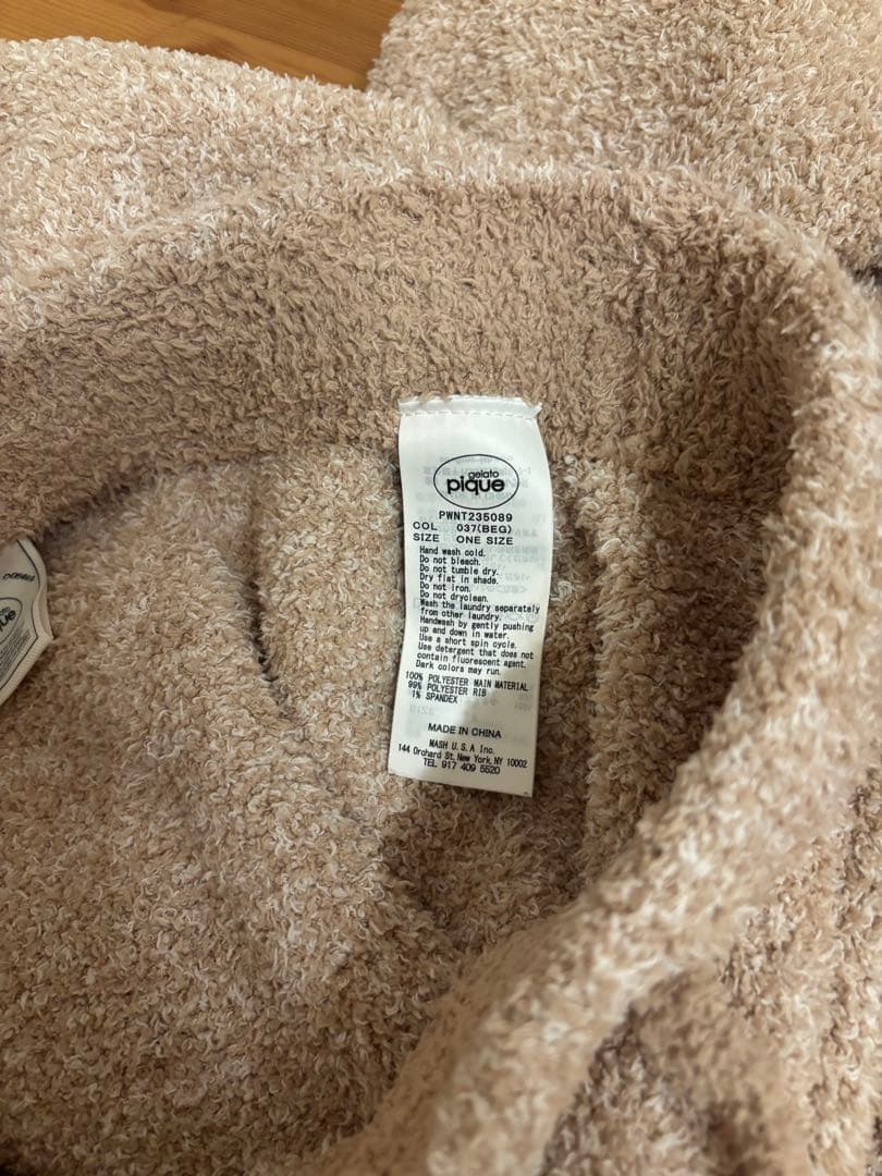 ジェラートピケ　ルームウェア　上下