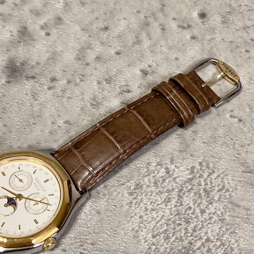 美品 TISSOT PRX ティソ ムーンフェイズ トリプルカレンダー 腕時計