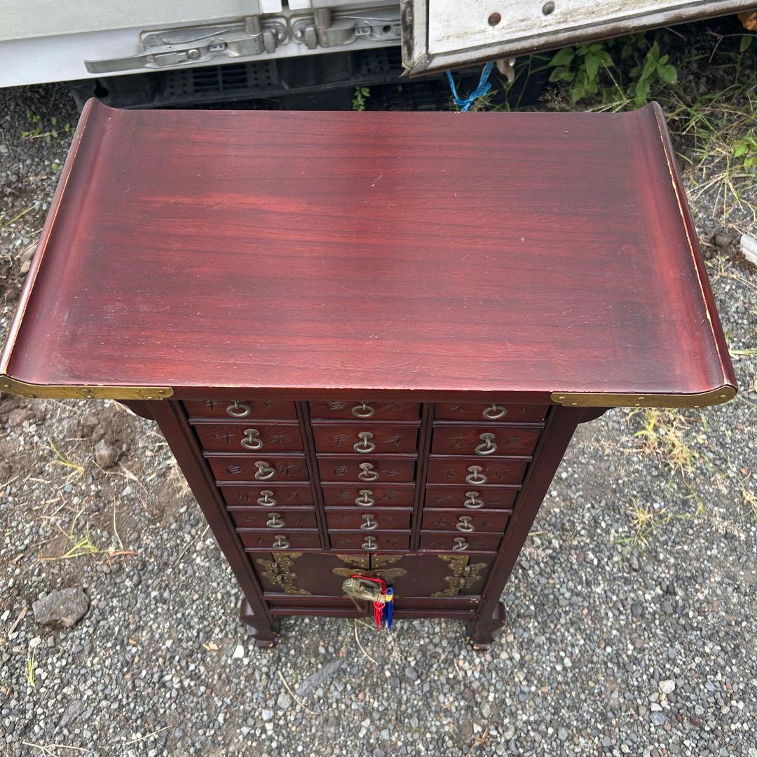 東洋家具 韓国 19引き出し 薬箪笥 アポセカリーチェスト 木製