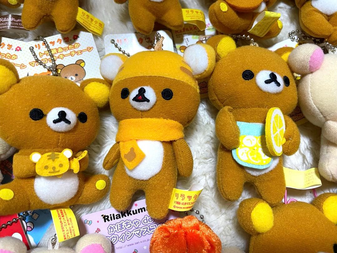 リラックマ コリラックマ キイロイトリ 平成 レア マスコット チェーン 大量