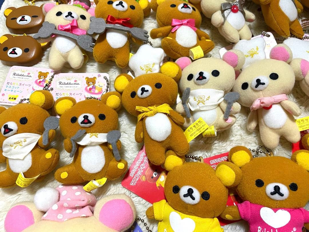 リラックマ コリラックマ キイロイトリ 平成 レア マスコット チェーン 大量