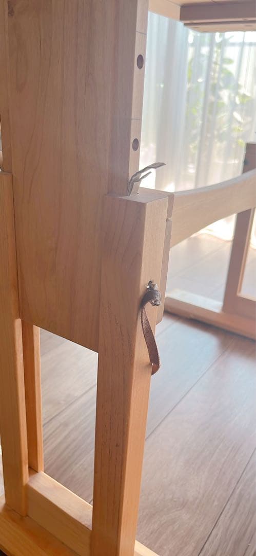 モモナチュラル　ダイニングテーブル W1250 D740 H550-700