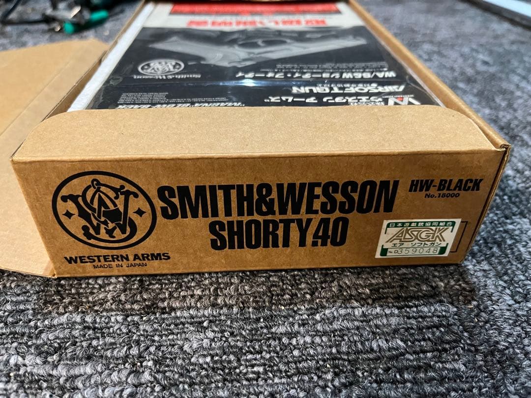 美品 WA S&W ショーティ40 HW ウエスタンアームズ　ガスガン