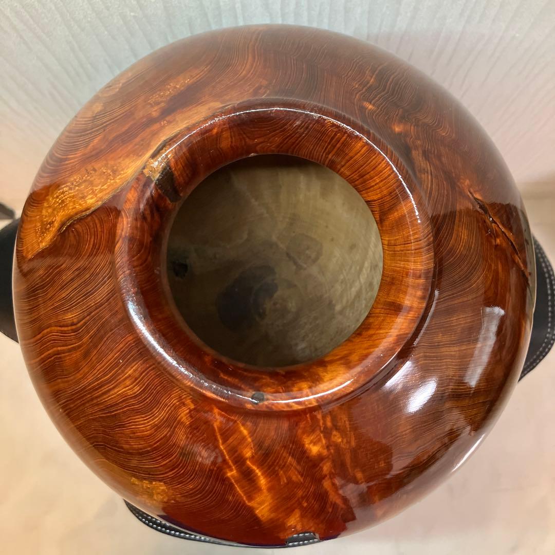 美品 希少材 屋久杉 屋久杉壺 屋久杉工芸品 世界遺産 年代