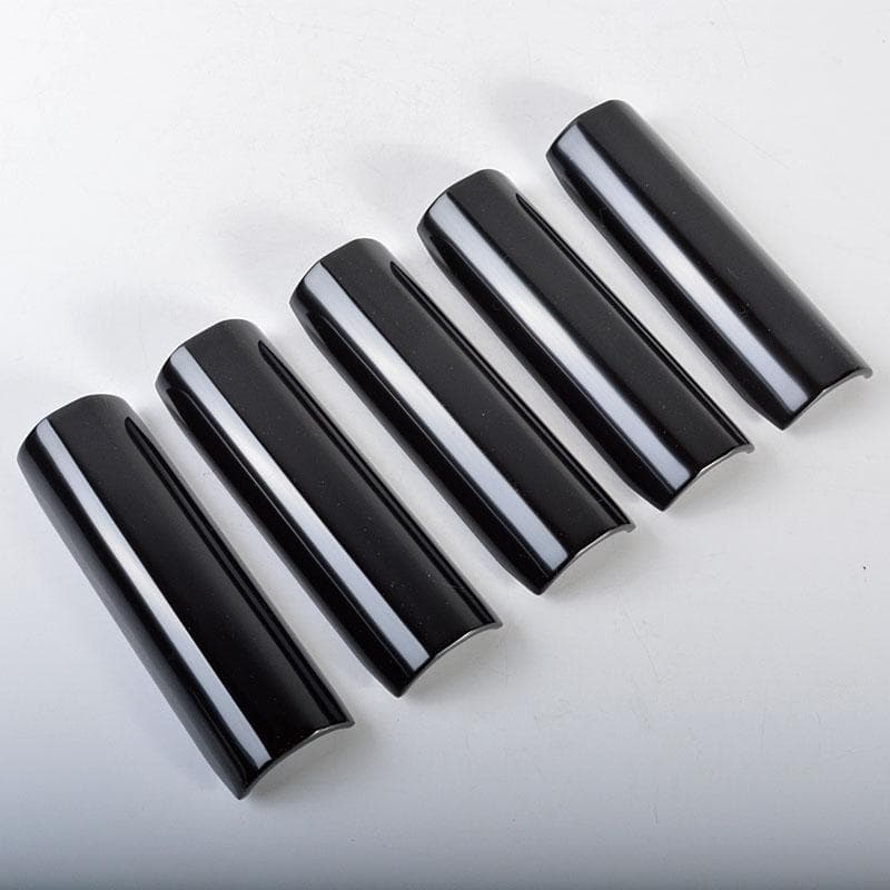 輪島塗　角野岩次　飛花沈金　小判形　茶托　おしぼり置き　2点　D　R4525