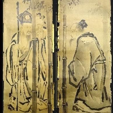 国宝級】☆狩野探幽 12枚図☆検）狩野永徳 織田信長 豊臣秀吉