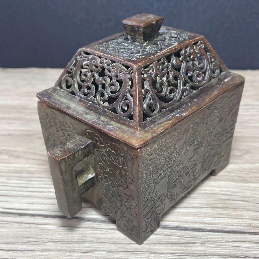 香炉 四神獣香炉 仏具 奉納香炉 銅製品 工芸品 置物