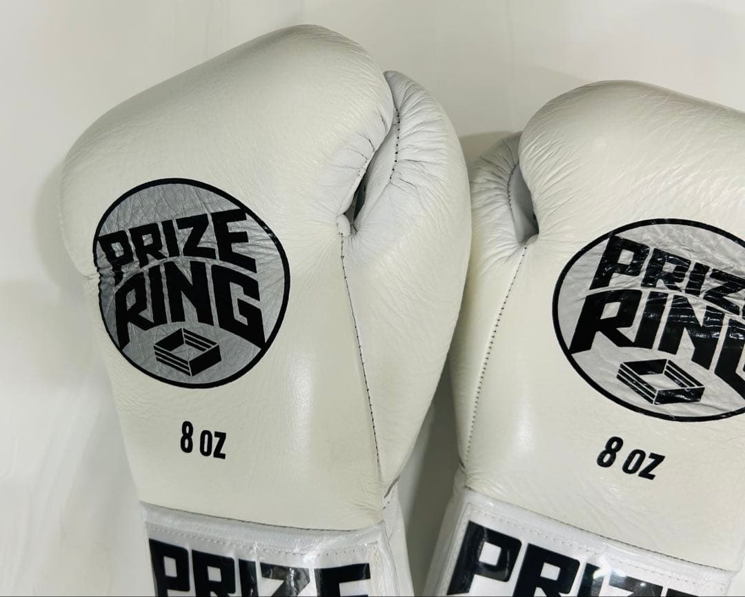 プライズリング ボクシンググローブ 本革製 プロ試合用8oz プライズ