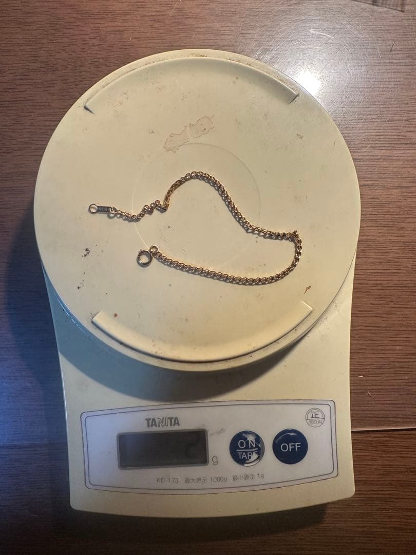 金 18金 ゴールド チェーン 2ｇ