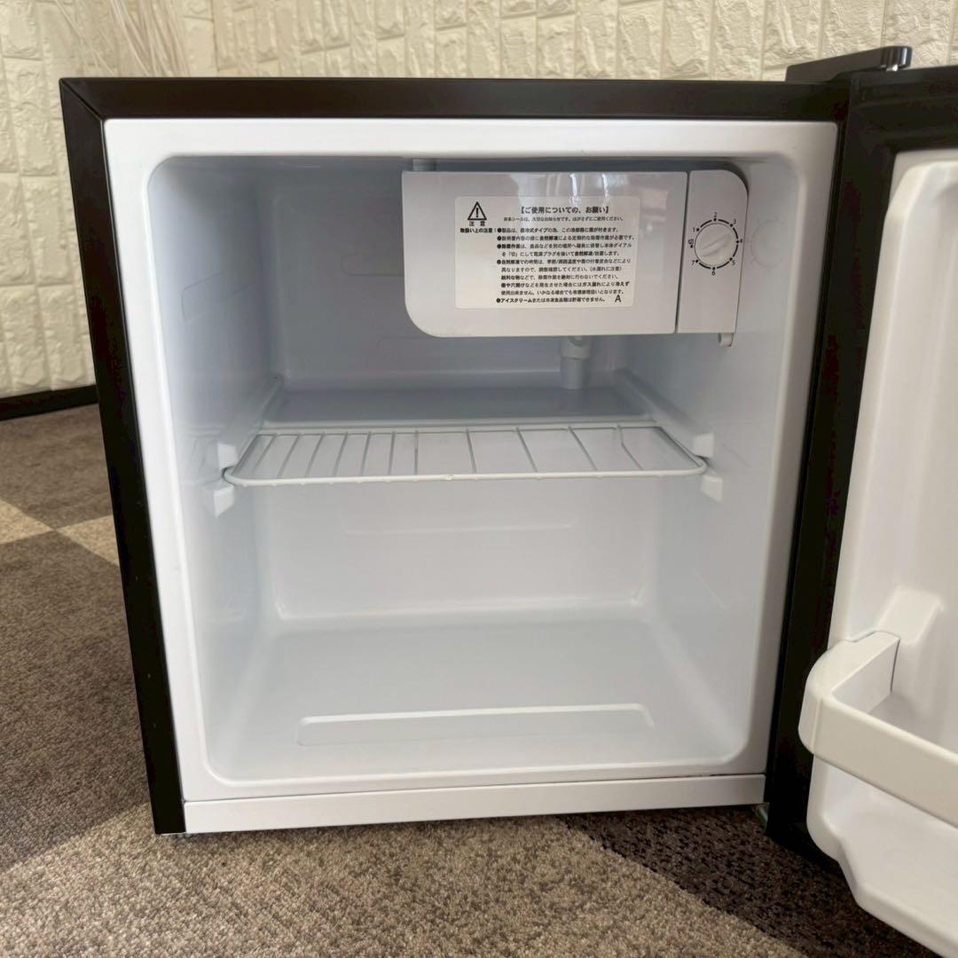 東京23区配送無料✨1ドア 冷蔵庫 2024年製 ブラック ガラスドア ブラック