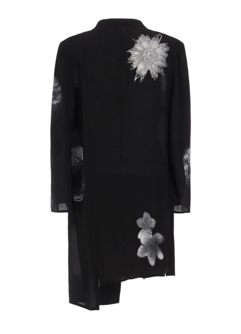 ヨウジヤマモト25ss シルク花柄ジャケット