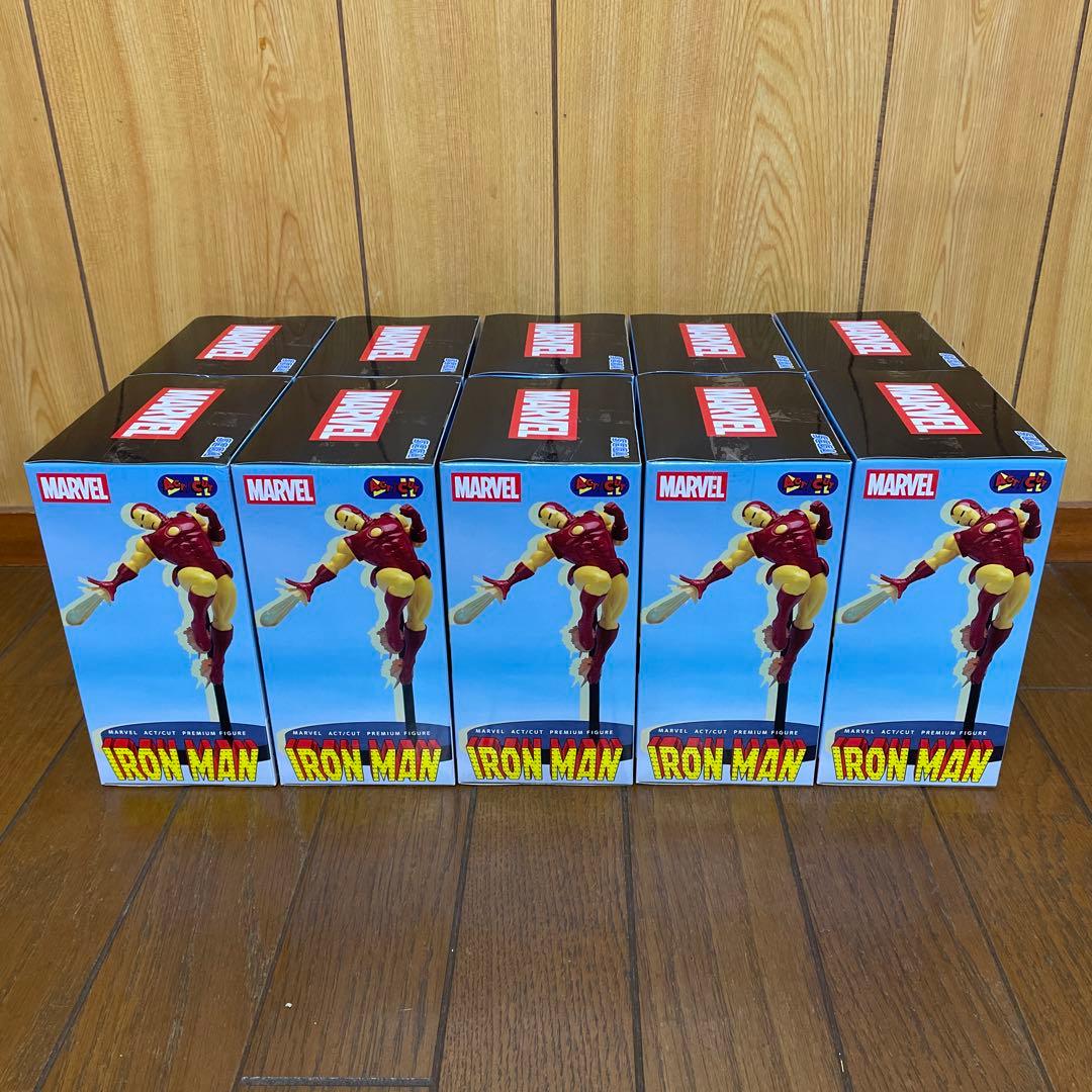 MARVEL ACT/CUT プレミアムフィギュア アイアンマン 10個セット