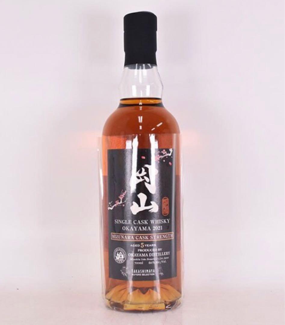 高島屋限定品】ウィスキー岡山5年熟成ミズナラシングルカスクストレングス