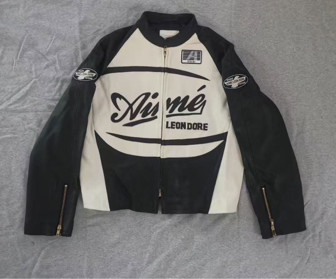 ジャケット・アウター Aime Leon Dore Caferacer leather jacket