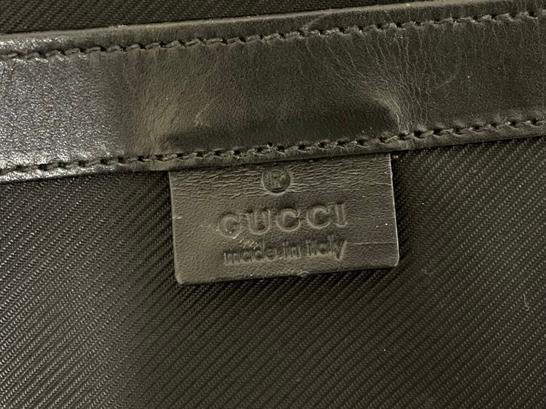 グッチ GUCCI 2wayビジネスバッグ ggキャンバス黒 0190423