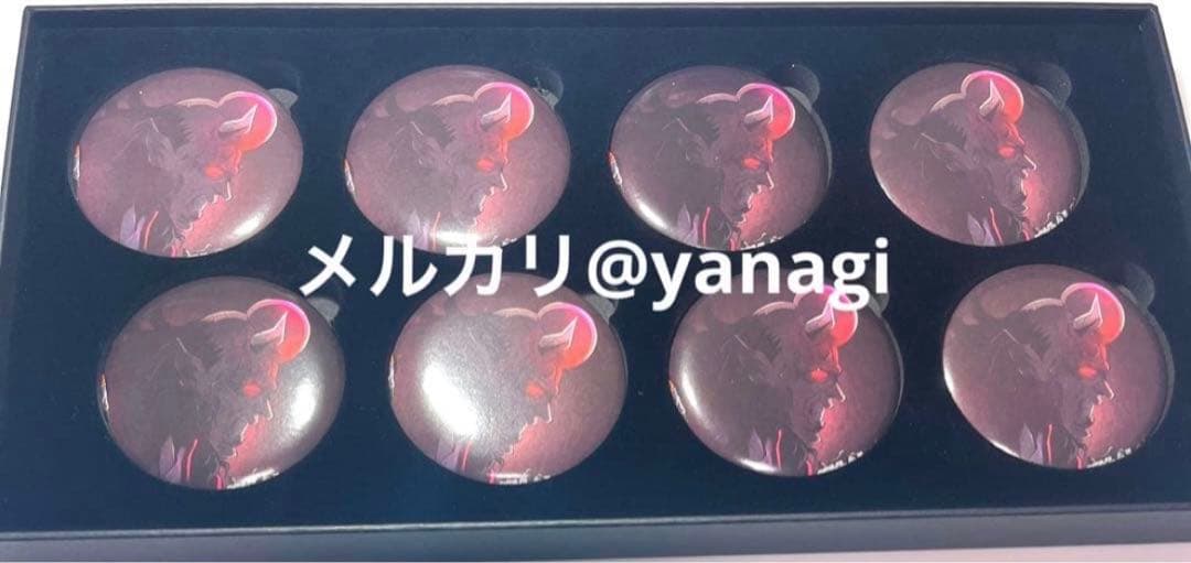 鬼滅の刃 上弦集結 キービジュアル 缶バッジ 黒死牟 半天狗 16点セット