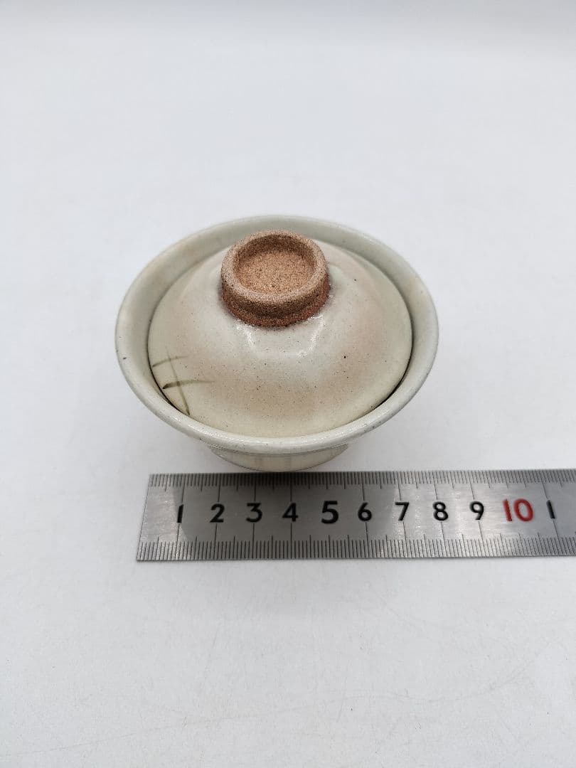 c787 煎茶 啜り茶碗 粉引 5客 紙箱 茶道具 古物 すすり - メルカリ