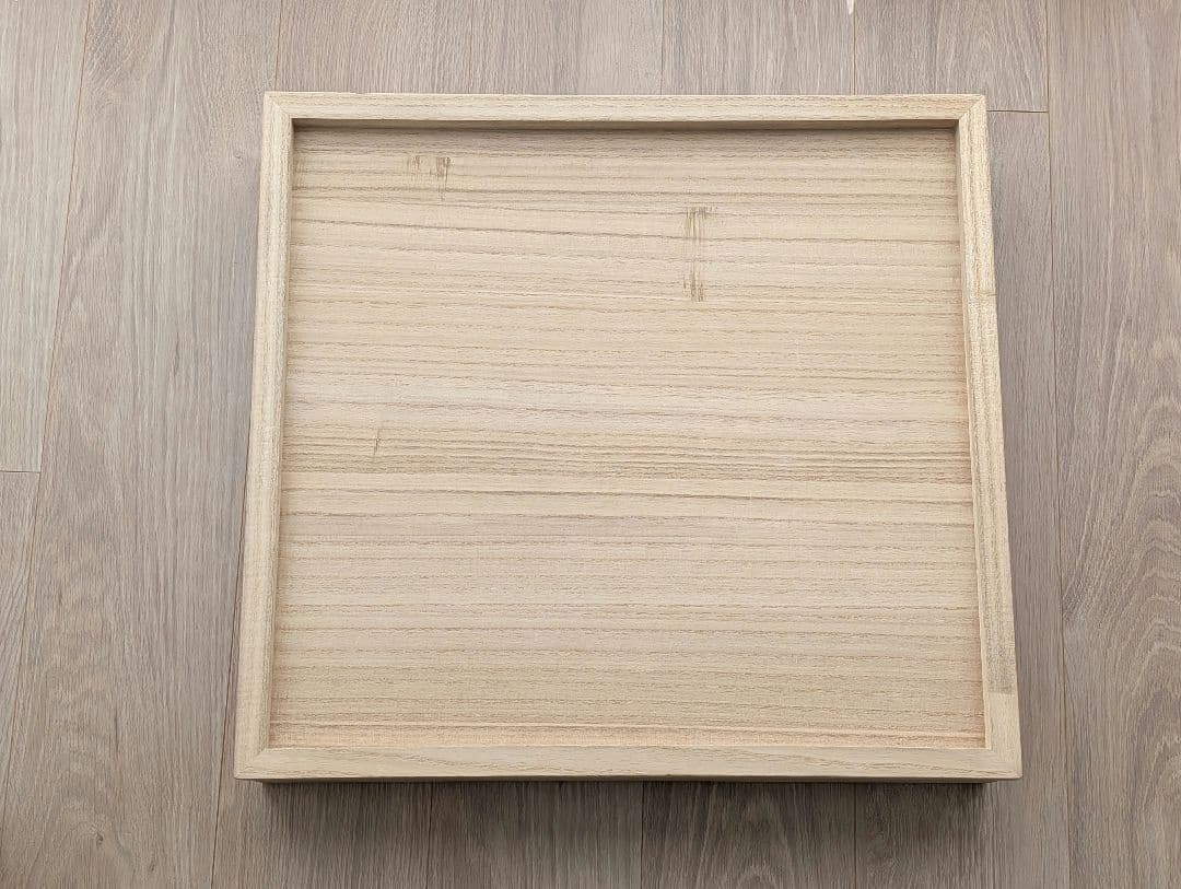 松川碁盤店　日向かや　柾目　卓上碁盤　2寸