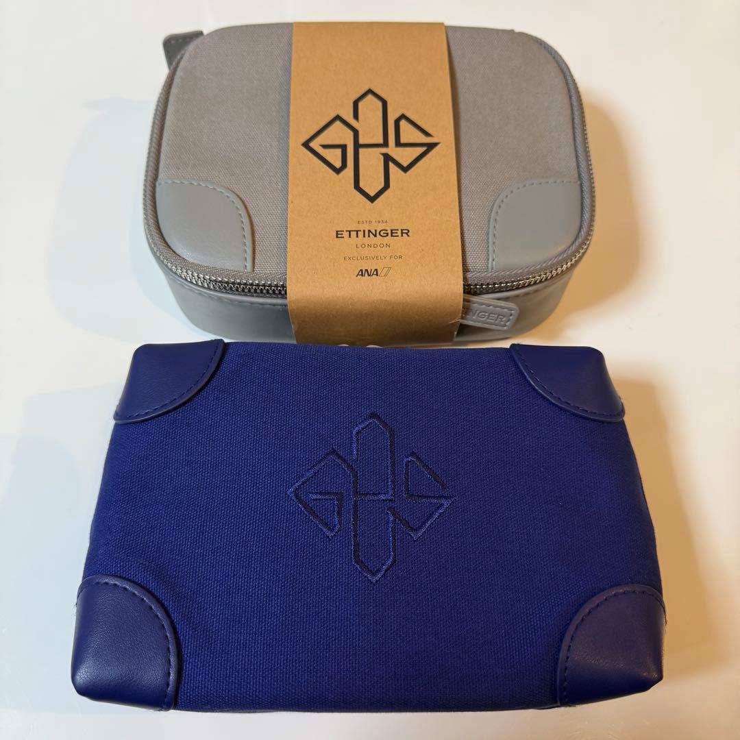 ANA ファーストクラスアメニティ Ettinger ポーチセ ット ANA ファーストクラスアメニティ Ettinger ポーチセ ット ANA／航空