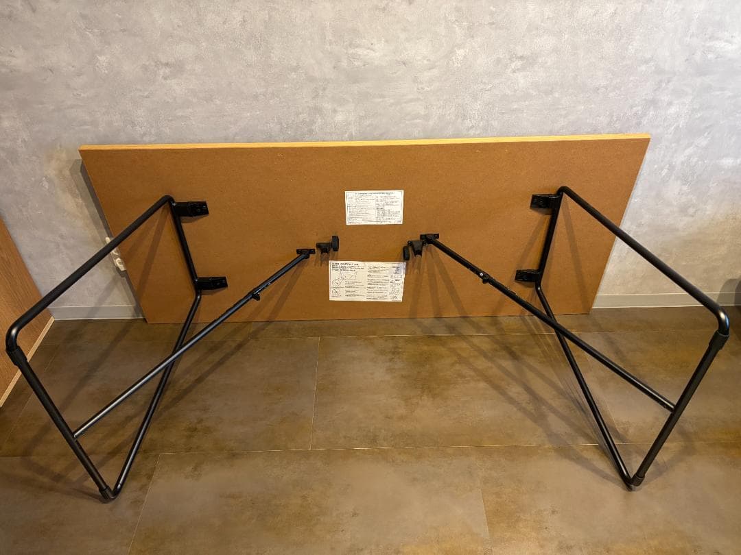 無印良品 木製折りたたみテーブル 幅160cm 奥行70 オーク材 美品