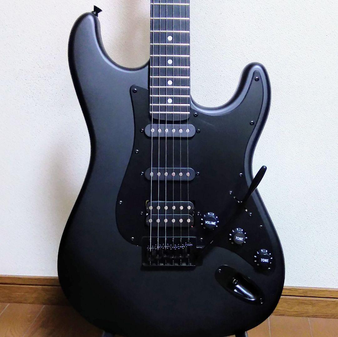 美品 SELDER STC-04 SSH仕様 ブラックマット仕上げ エレキギター
