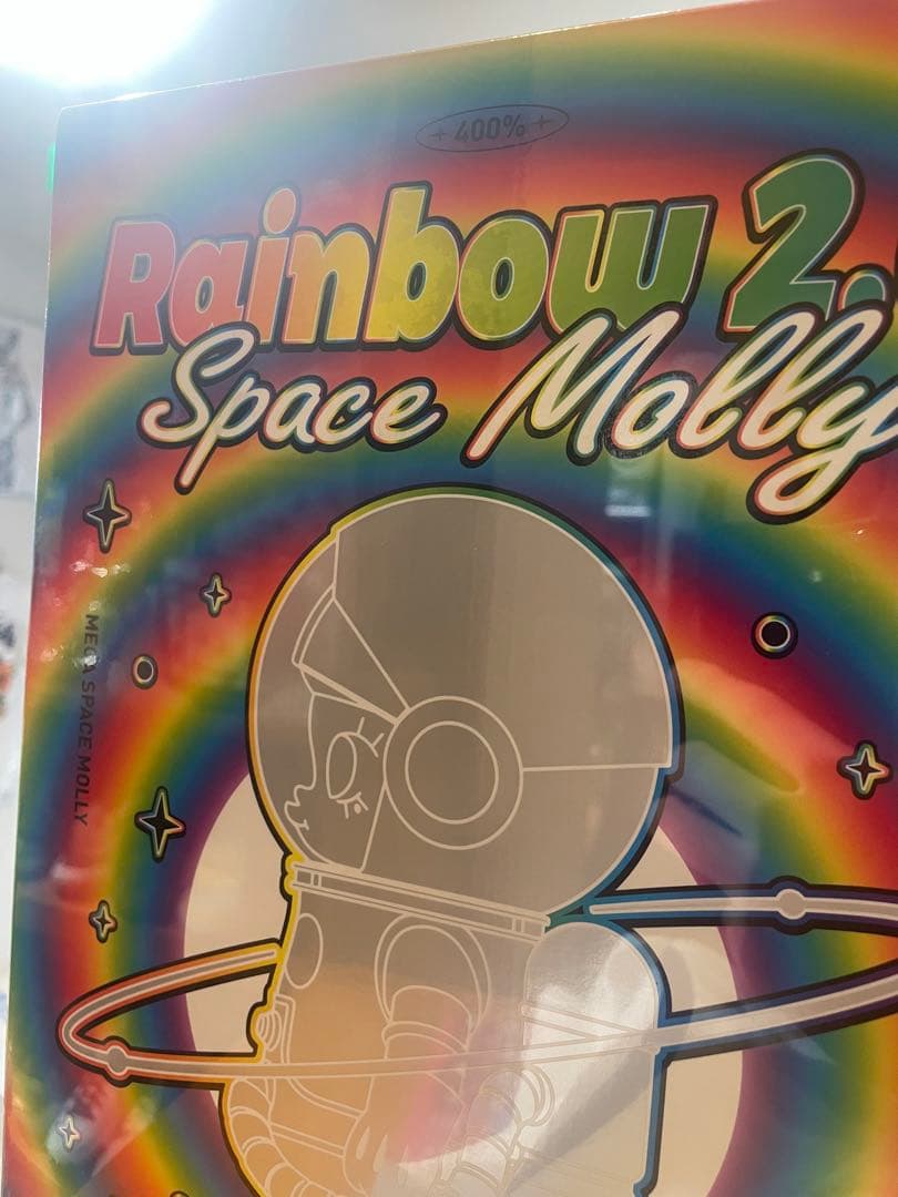 その他 Popmart Mega Space Molly 400% Rainbow